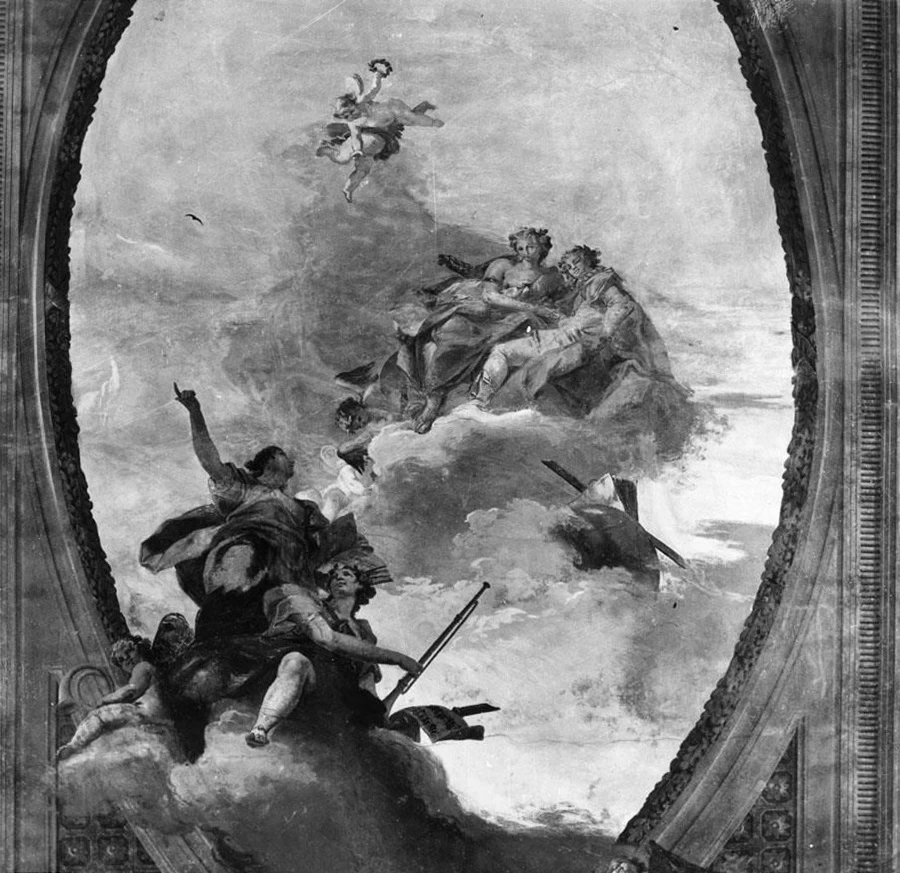Allegoria con Pittura, Musica e Scienze - Venezia, Palazzo Giustinian Jagher